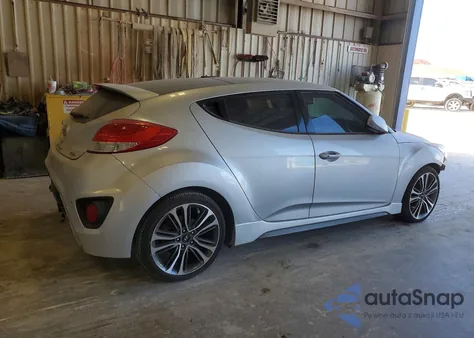 2016 Hyundai Veloster Turbo from USA, damaged, VIN KMHTC6AE9GU300314